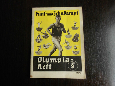 1936 Olympia Olympics Games Heft    Nr 9       Fünf / Zehnkampf 5+10 Fight