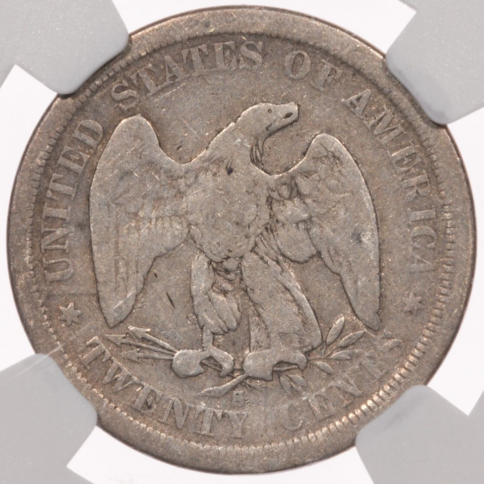 1875-S 20C NGC VG8 Twenty Cent Piece - Image 3 of 3