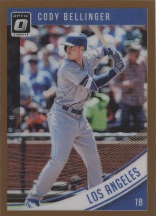 2018 Panini Donruss Optic Variation Cody Bellinger 115 Bronze Prizm 