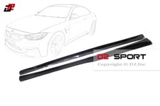 Carbon Fiber P Style Side Skirt Extensions 2PCS Set fits BMW F80 M3 F82 F83 M4