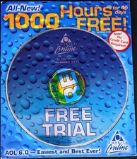 RARE "Raindrops" America Online Collector's / Install Disc, Vintage AOL CD v6.0