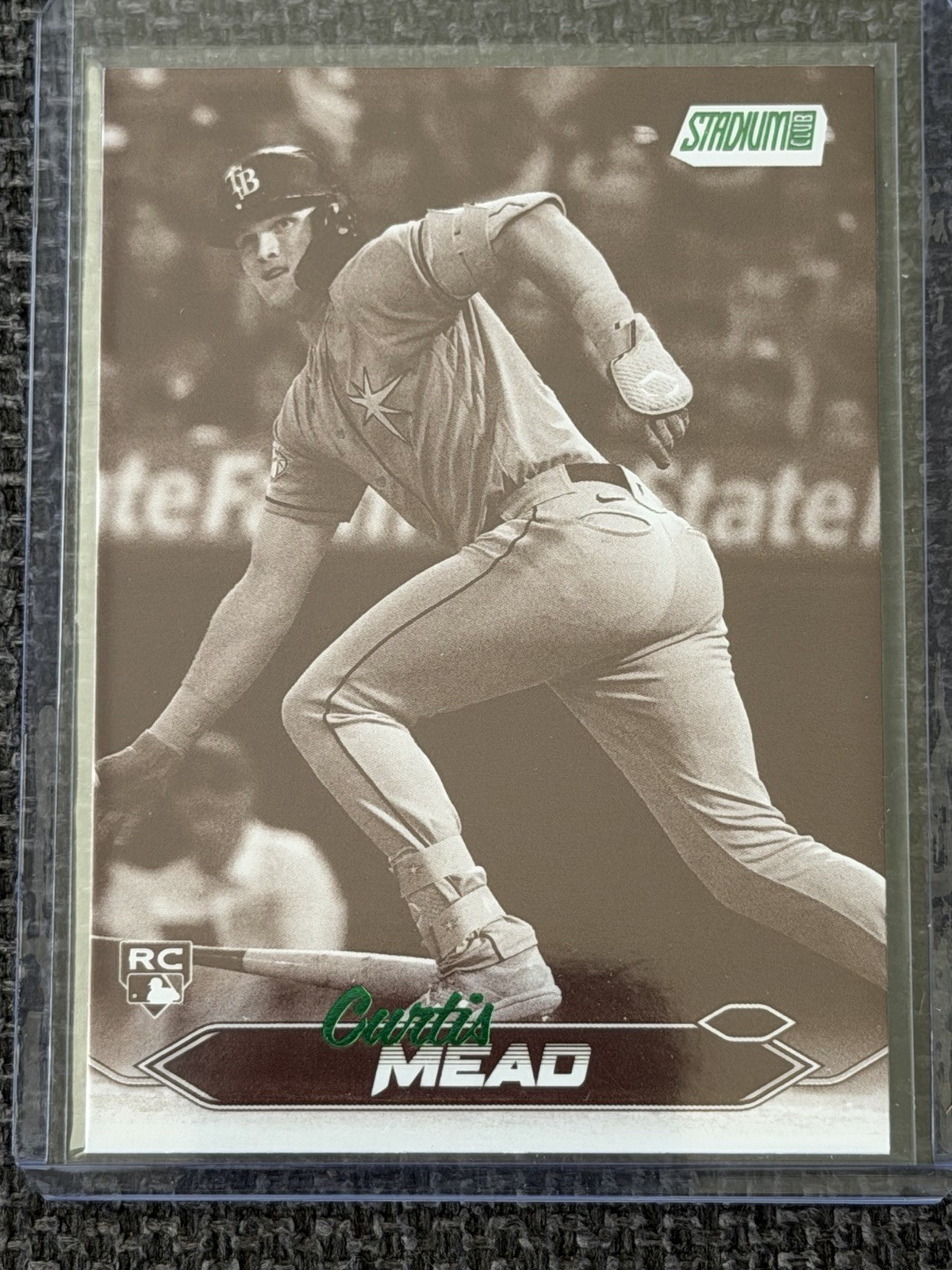 2024 Topps Stadium Club - Curtis Mead #271 Sepia (RC)