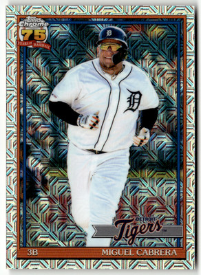 2026  Topps  Chrome 75 Years MLB  No. 91C-93  Miguel Cabrera  Mojo
