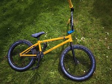 BMX custom 20 Zoll GELB BLAU