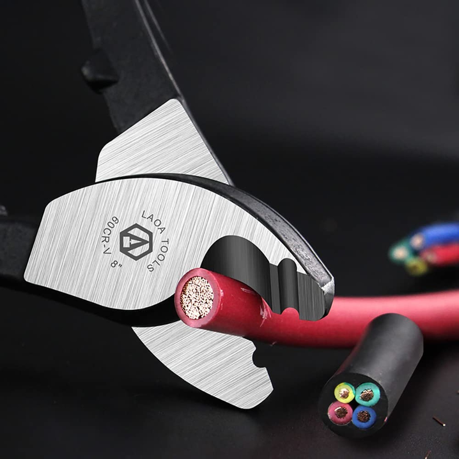 LAOA Cable Cutter Heavy Duty Wire Cutter Crimping Pliers for Cutting Aluminum...