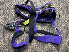 Petzl Jump Harness C20 Large Crolles Climbing W/ Grigi 2 And Wales Caribine
