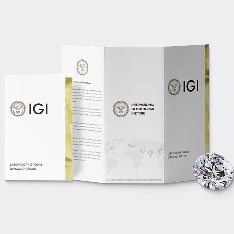 Rich Diamond Round Cut Lab Grown Loose Diamond F Color VS1 Clarity Diamond - Image 4 of 4