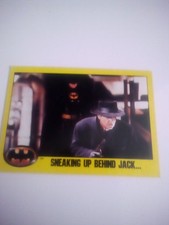 Topps 1989 Batman Movie Sneaking up Behind Jack #174 Trading Card - Very Good