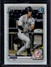 2020 Bowman Draft #BD-113 Trevor Hauver Chrome Refractor