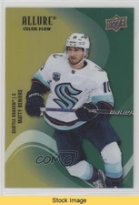 2022-23 Upper Deck Allure Color Flow Yellow Green Matty Beniers #SF-5 READ 1hs9