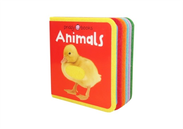 First Felt: Animals by Priddy Books (Paperback Book)