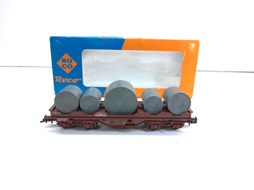Roco H0 4396D Rollentransporter mit Stahlrollen - in OVP # 12794 | Condition: Gebraucht