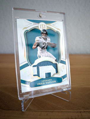 Panini National Treasures 2021 Fred Taylor Holo-Foil Treasures /10 Patch Jaguars
