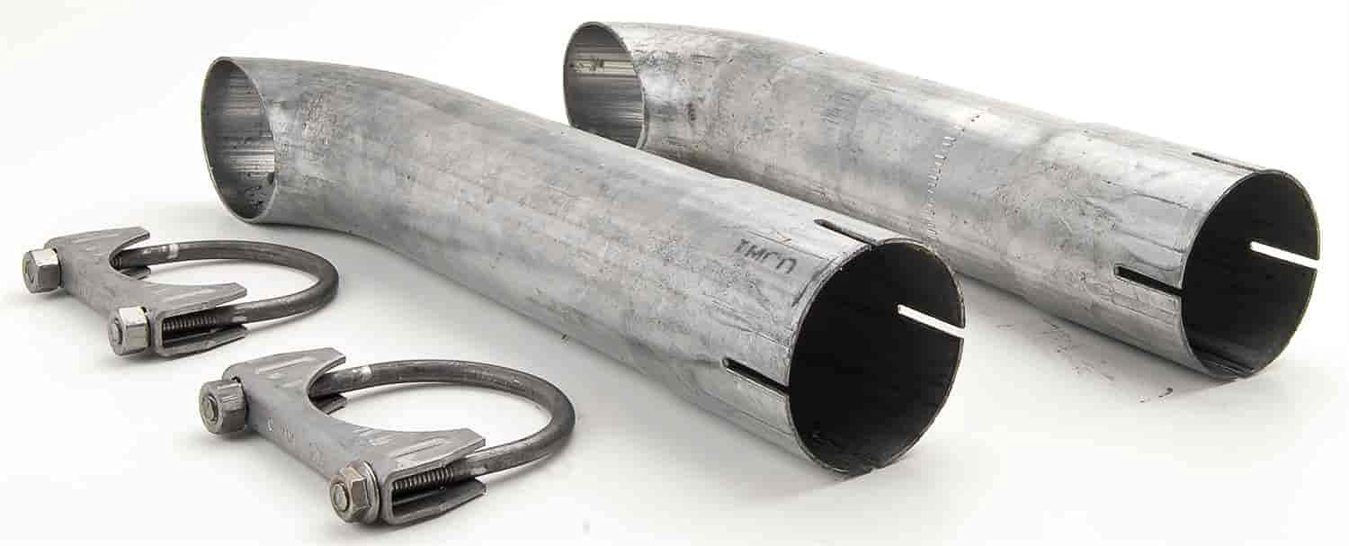 JEGS 30535 2.5" ID Exhaust Turndowns Pair