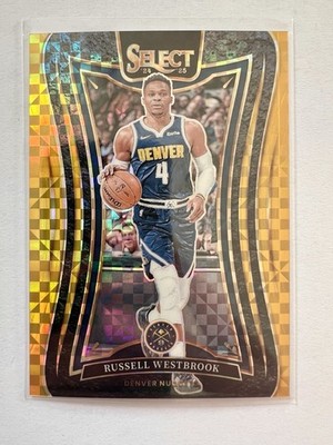 Russell Westbrook 2024-25 Select Mezzanine Gold Checkerboard 04/10 #311