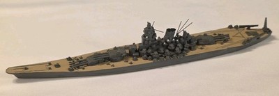 Yamato 1:1250 Delphin Model Japanese Battleship Vintage made in West Germany 