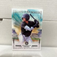 BRADEN MONTGOMERY 2025 PANINI BOYS OF SUMMER ROOKIE /249🔥🔥WHITE SOX🔥🔥