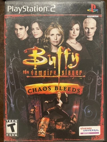 Buffy the Vampire Slayer: Chaos Bleeds (Sony PlayStation 2, 2003) CIB W/manual