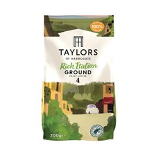 Taylors Rich Italian Roast and Ground Coffee 200g 6314 54.75 per kilo
