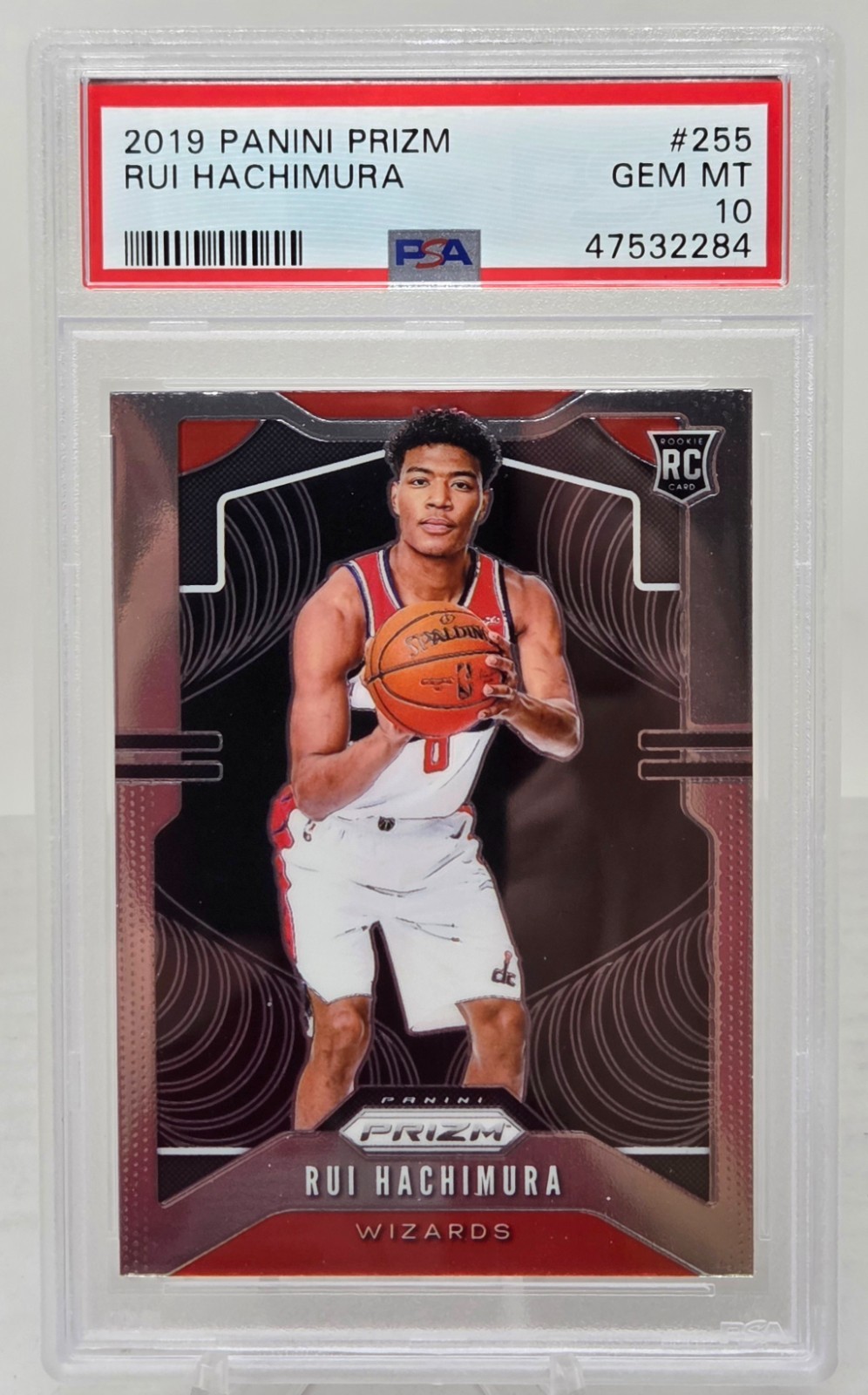 2019 Prizm RUI HACHIMURA Rookie Card PSA 10 Gem Mint