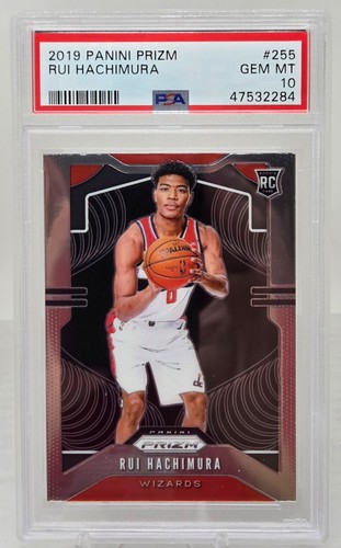 2019 Prizm RUI HACHIMURA Rookie Card PSA 10 Gem Mint