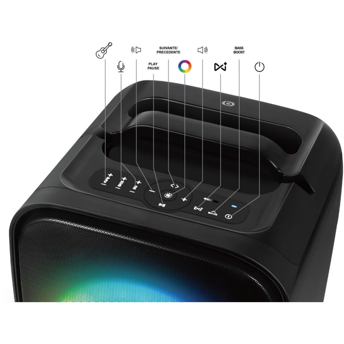 Enceinte sono ESSENTIELB Cube compacte legere facile a transporter
