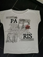 T-shirt in weiß Gr. L