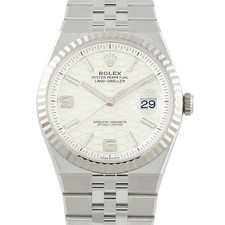 Rolex Land-Dweller 40 White Dial Steel Flat Jubilee Watch 127334