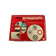 Vintage 1967 Kenner Spirograph Drawing Toy Set Incomplete Retro Art Activity
