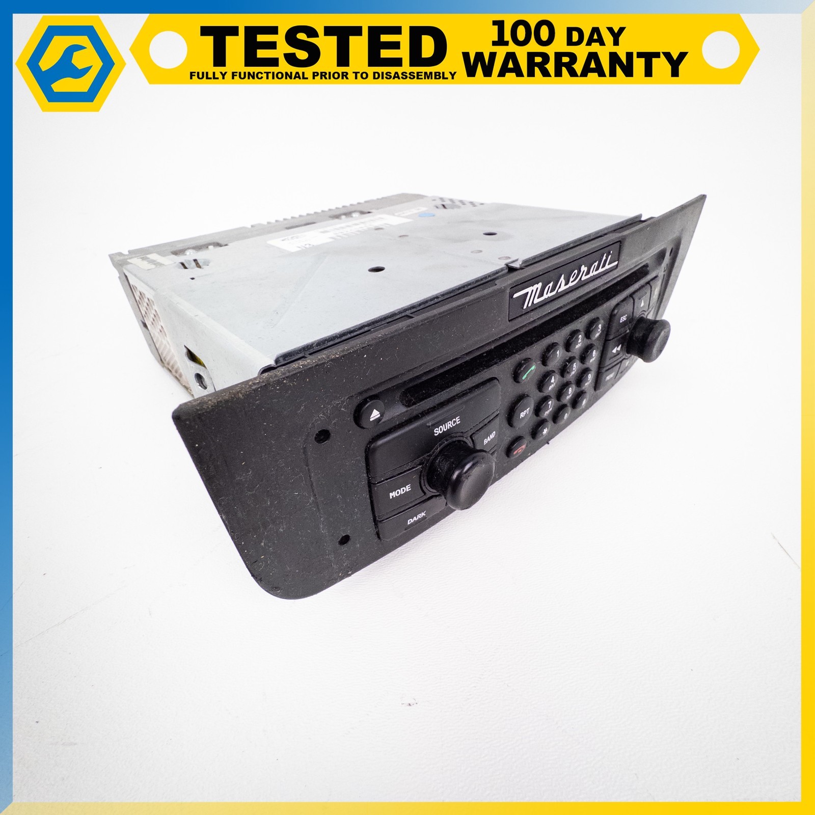 08-19 MASERATI GRANTURISMO HEAD UNIT COMAND RADIO CD NAVIGATION ASSEMBLY OEM