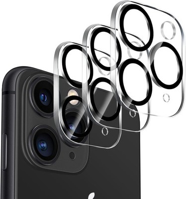 5.8'' & 6.5'' 3 Pack Tempered Glass Camera Lens Protector for iPhone 11 Pro