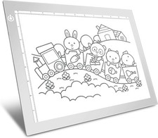 Silver A4 Dimmable LED Artcraft Light Box Tracer Slim Pad,