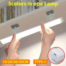 LED Motion Sensor Light Wireless Type C Rechargeable Light Cabinet Wardrobe Lamp