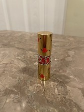 YSL Lipstick Rouge Shine 12 Corail Dolman 0.11 oz NIB Limited Edition Hearts