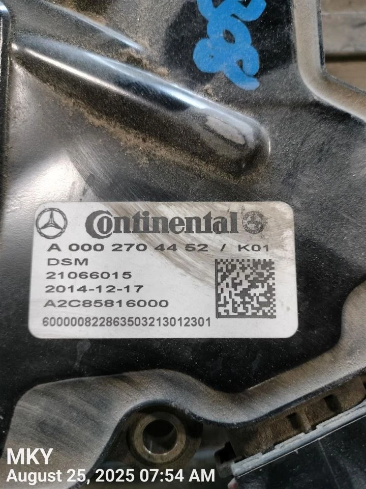 CHASIS CONTROL MODULE 0002704452 2015 MERCEDES-BENZ C300 Foto 2 de 4