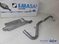 Imasaf Auspuffset Mitteltopf+Endrohr für Fiat Ducato 280/290 1.9 TD 60KW 89-94