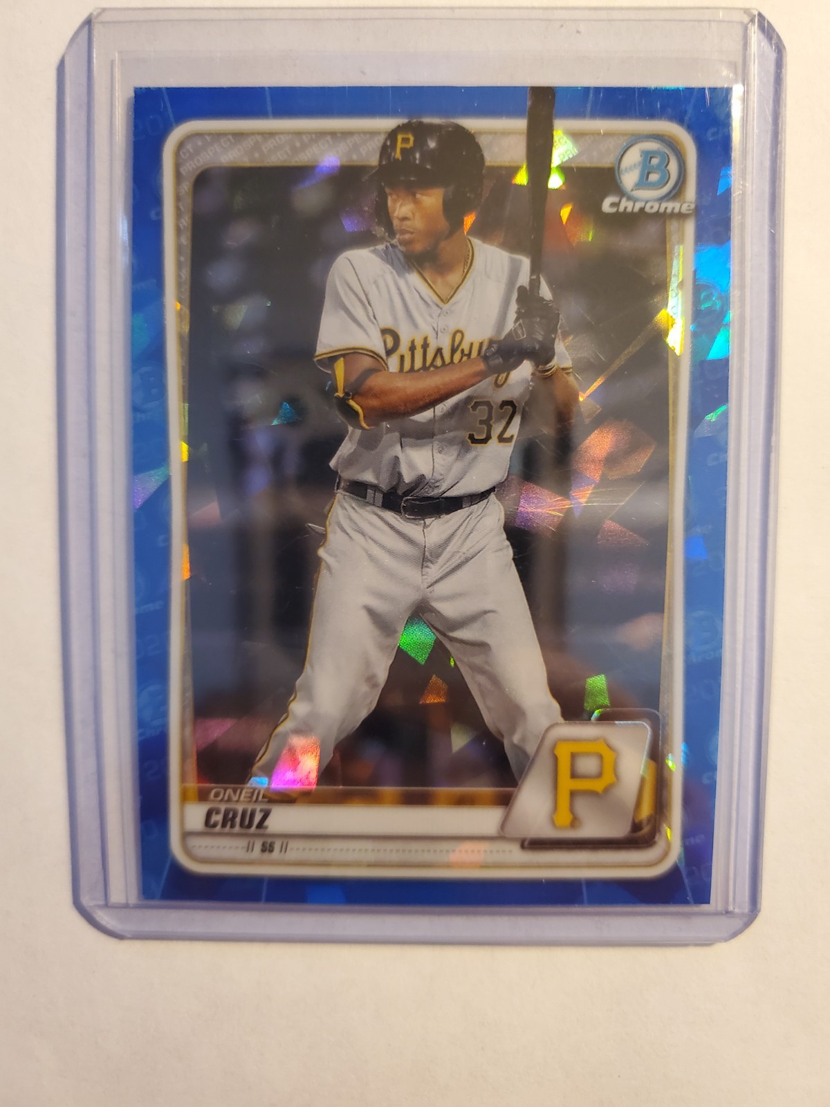 2020 Oneil Cruz Bowman Chrome Draft BD-65 Sapphire