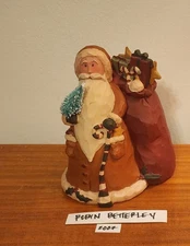 Blossom Bucket Figurines: Robin BetterleSANTA Christmas VTG