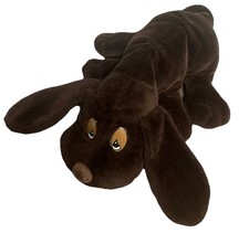 Vintage 1985 JRL Toys Little Lonely Puppies Plush Brown Dog