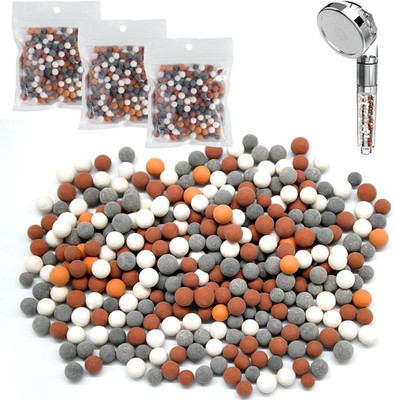 3 Packs Replacement Shower Filter Beads Four Color Replace Mineral Bead Stone Ba