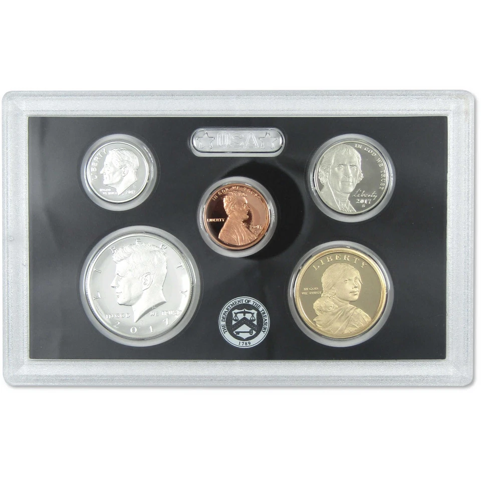 2017 Silver Proof Set U.S. Mint Original Government Packaging OGP COA - Image 2 of 4