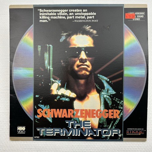 The Terminator Arnold Schwarzenegger Vintage LaserDisc Movie LD