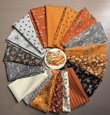 Moda Rustic Gatherings Cotton Fat Quarters Bundle 18 piece Fabric Lot New 18x22
