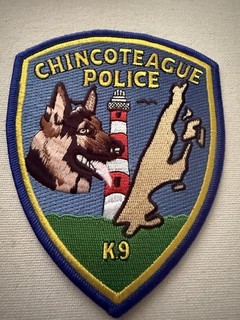 Virginia Police Chincoteague Police Dept K9 VA Police Patch