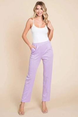 Trendsi Pin Tuck Slim Pants Women's Everyday Style Dress Pants Comfortable Fit