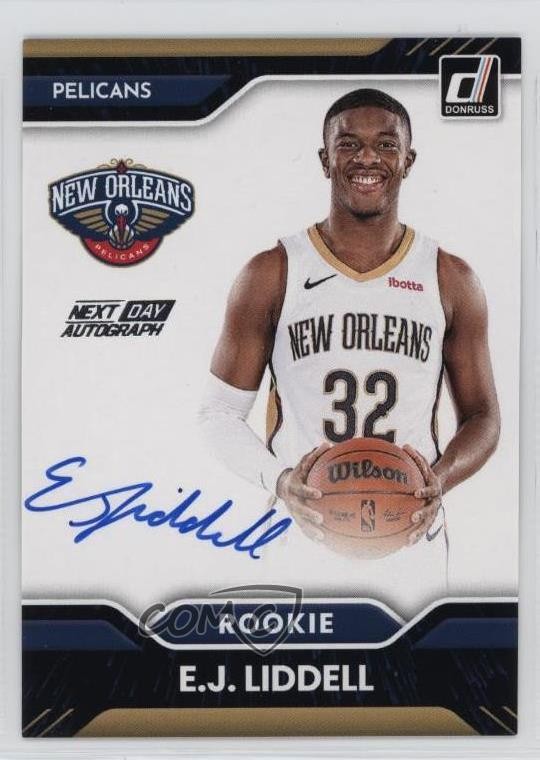 2022-23 Panini Donruss Next Day Auto EJ Liddell #ND-EJL Rookie RC