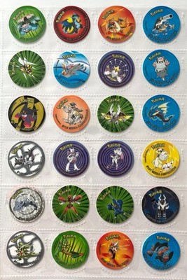 2023 TAZOS POKEMON MEGA EVOLUTION - Full Set 51/51 Pogs Flips Taps PERU