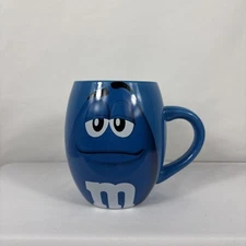 Mars M&M Ceramic Oversized Blue Coffee Tea Cup Mug 2022 “it’s all good”