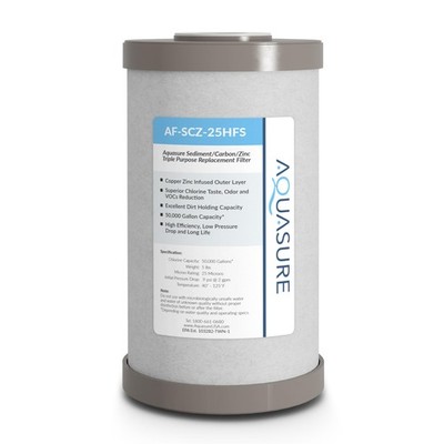 Fortitude V2 Series Sediment/Carbon/Zinc Bacteria Inhibiting Triple Purpose R...