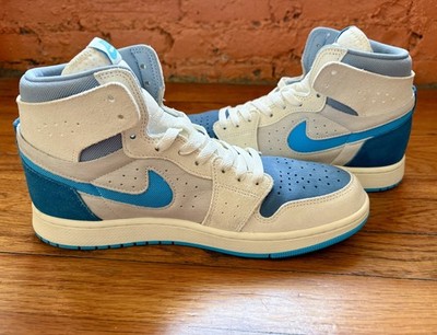 Nike Air Jordan 1 High Zoom CMFT 2 Shoes Blue Grey Sail DV1307-104 Men's NEW